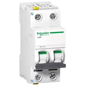 Schneider Electric Acti 9 iC60H 10kA 1 pólus + N kismegszakítók