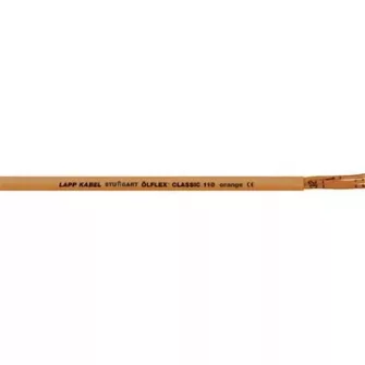 LAPPKABEL ÖLFLEX CLASSIC 110 ORANGE - PVC köpeny, számozott erekkel - Általános felhasználásra - Erőátviteli és vezérlő kábelek - Lappkabel - Kábelek vezetékek