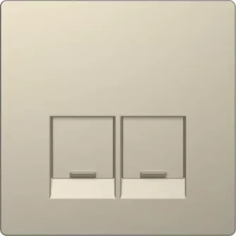 Merten System D fedlap RJ45 aljzathoz, D-Life