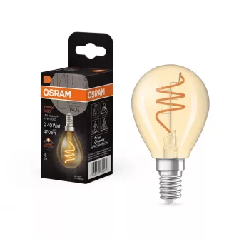 Osram E14 Vintage kisgömb - E14-es foglalathoz Osram fényforrások - OSRAM LED fényforrások (izzók) - OSRAM - GYÁRTÓK / MÁRKÁK