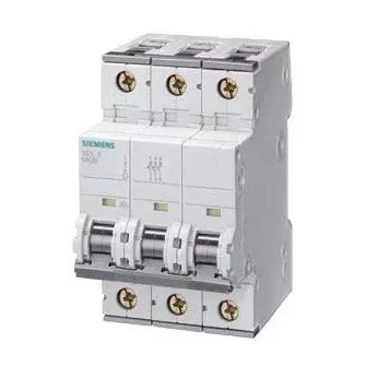 Kismegszakító 3P - Kismegszakító 6 kA-es - Kismegszakítók és tartozékai - Villamossági készülékek - Siemens - GYÁRTÓK / MÁRKÁK