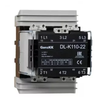 GANZ DL-K110-22 Mágneskapcsolók (110 kW) - GANZ KK mágneskapcsolók, kontaktorok DL-K soroz