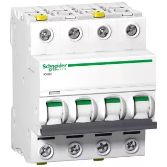 Schneider Electric Acti 9 iC60N 6kA 4 pólus kismegszakítók