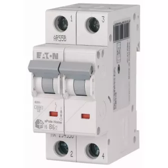 Eaton HL Kismegszakító 2P 4,5kA-es - Eaton HL Kismegszakítók 4,5 kA-es - Eaton Kismegszakítók és tartozékai - Eaton Villamossági készülékek - Eaton - GYÁRTÓK / MÁRKÁK