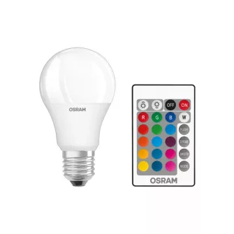 Osram E27 RGBW távirányítható LED - E27-es foglalathoz Osram fényforrások - OSRAM LED fényforrások (izzók) - OSRAM - GYÁRTÓK / MÁRKÁK