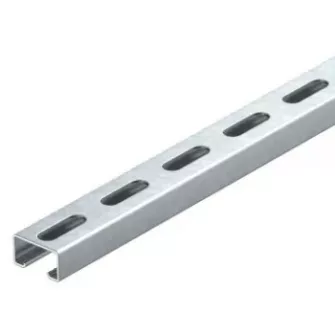OBO BETTERMANN (VBS) Perforált profilsín nútszélesség 18 mm MS4022P ( utókezelt acél, felü