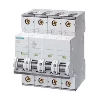 Kismegszakító 3P+N - Kismegszakító 6 kA-es - Kismegszakítók és tartozékai - Villamossági készülékek - Siemens - GYÁRTÓK / MÁRKÁK