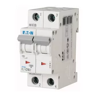 Eaton PL7 Kismegszakító 2P 10kA-es - Eaton PL7 Kismegszakítók 10 kA-es - Eaton Kismegszakítók és tartozékai - Eaton Villamossági készülékek - Eaton - GYÁRTÓK / MÁRKÁK
