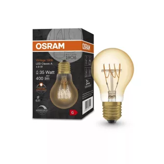 Osram E27 dimmelhető Vintage classic - E27-es foglalathoz Osram fényforrások - OSRAM LED fényforrások (izzók) - OSRAM - GYÁRTÓK / MÁRKÁK
