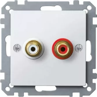Merten System M RCA audio csatlakozóaljzat