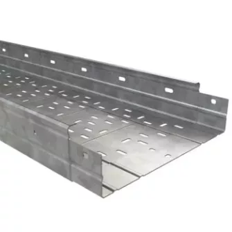 Basor FRE H80 80mm magas erősített perforált tüzihorganyzott acél (FT / GC) kábeltálcák (