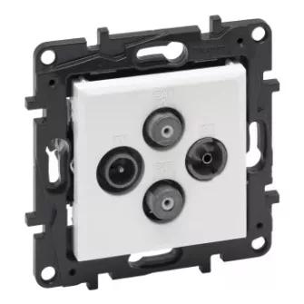 Legrand Niloé Step TV-Rádió-SAT-SAT csatlakozóaljzatok - Legrand Niloé Step Antenna / Audi