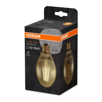 Osram E27 Vintage tojás - E27-es foglalathoz Osram fényforrások - OSRAM LED fényforrások (izzók) - OSRAM - GYÁRTÓK / MÁRKÁK