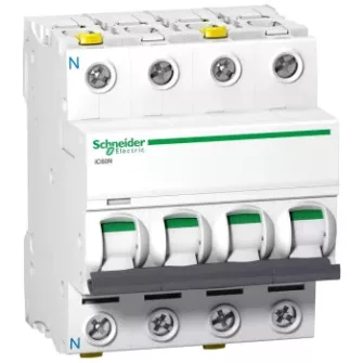 Schneider Electric Acti 9 iC60N 6kA 3 pólus + N kismegszakítók